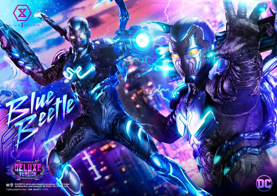 Blue Beetle (Deluxe Bonus Version) Blue Beetle – Prime1Studio – ActionFigure Brasil