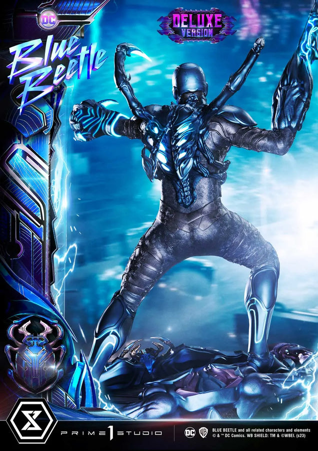 Blue Beetle (Deluxe Bonus Version) Blue Beetle – Prime1Studio – ActionFigure Brasil