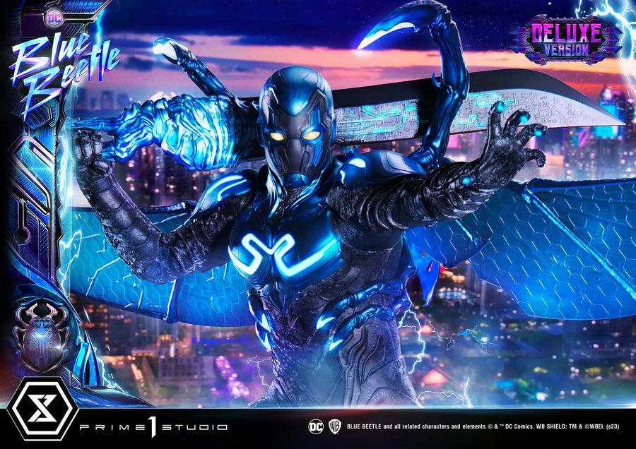 Blue Beetle (Deluxe Bonus Version) Blue Beetle – Prime1Studio – ActionFigure Brasil