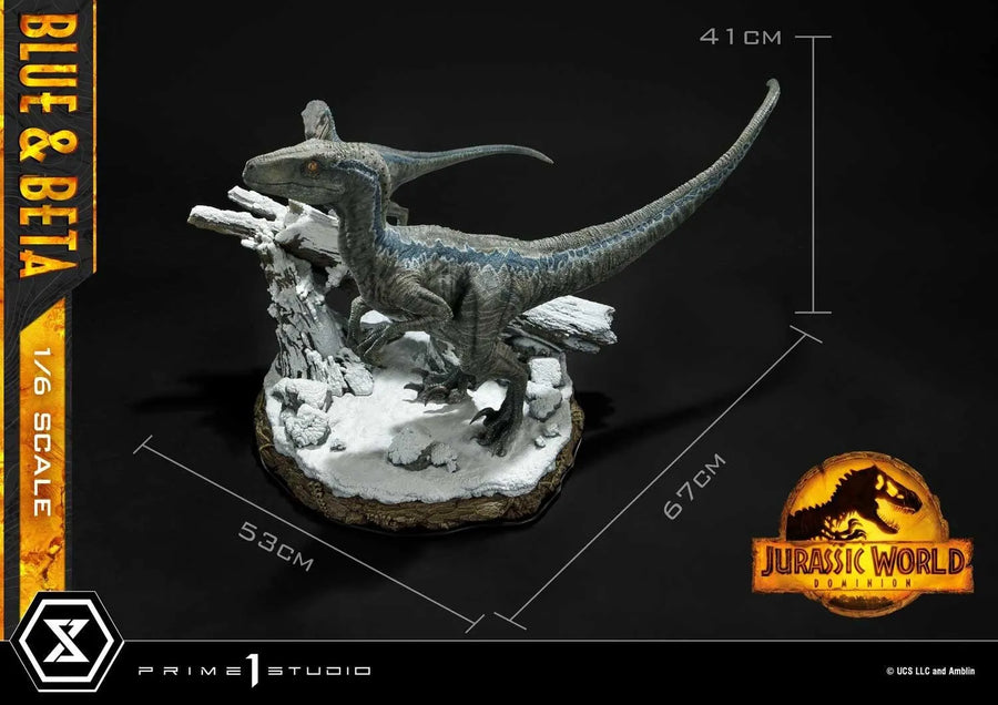 Blue & Beta (Bonus Version) Jurassic World: Dominion (Film) – Prime1Studio – ActionFigure Brasil