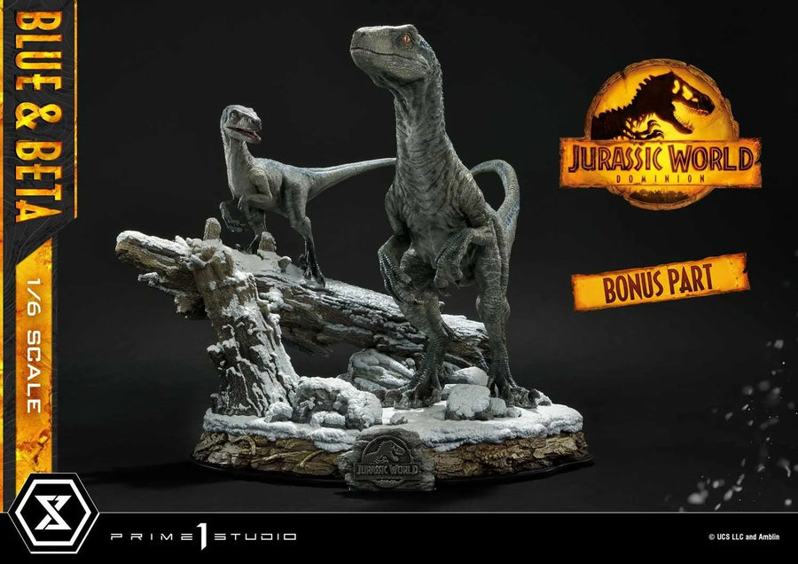 Blue & Beta (Bonus Version) Jurassic World: Dominion (Film) – Prime1Studio – ActionFigure Brasil
