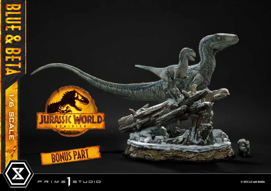 Blue & Beta (Bonus Version) Jurassic World: Dominion (Film) – Prime1Studio – ActionFigure Brasil