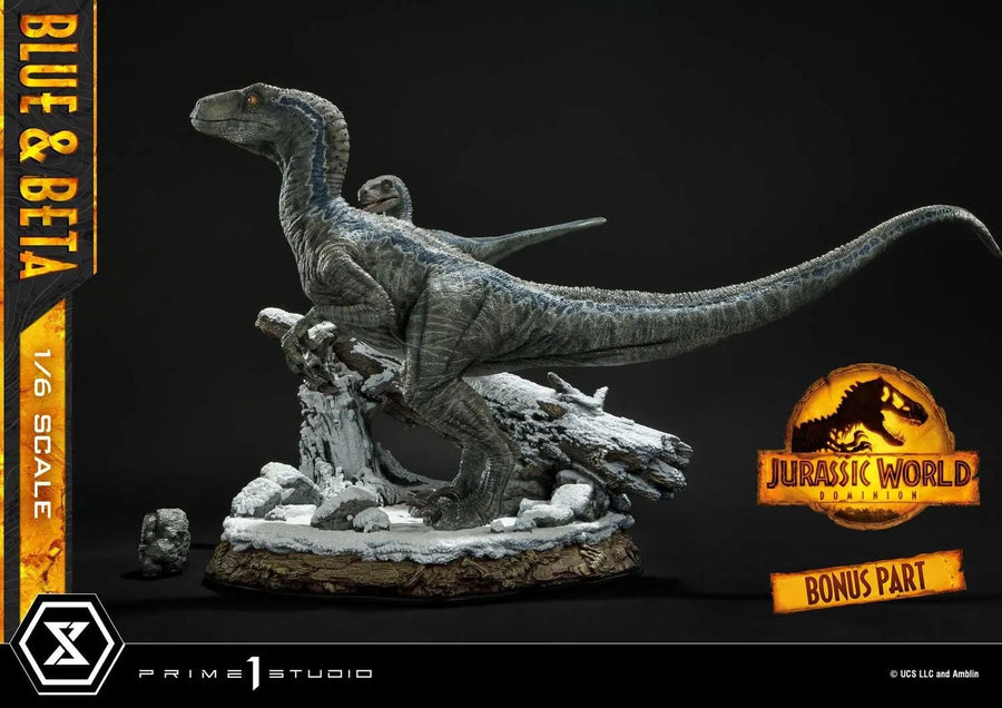 Blue & Beta (Bonus Version) Jurassic World: Dominion (Film) – Prime1Studio – ActionFigure Brasil