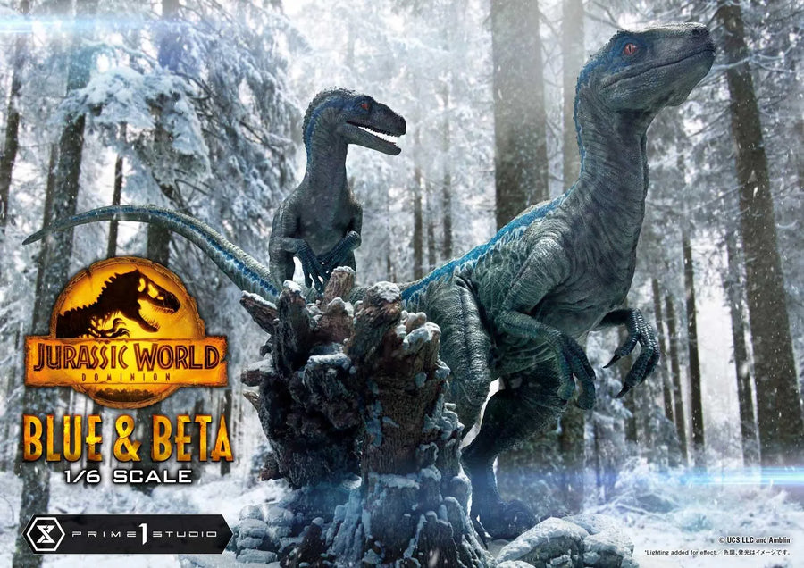 Blue & Beta (Bonus Version) Jurassic World: Dominion (Film) – Prime1Studio – ActionFigure Brasil