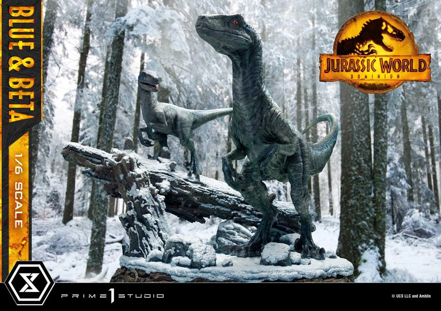 Blue & Beta (Bonus Version) Jurassic World: Dominion (Film) – Prime1Studio – ActionFigure Brasil