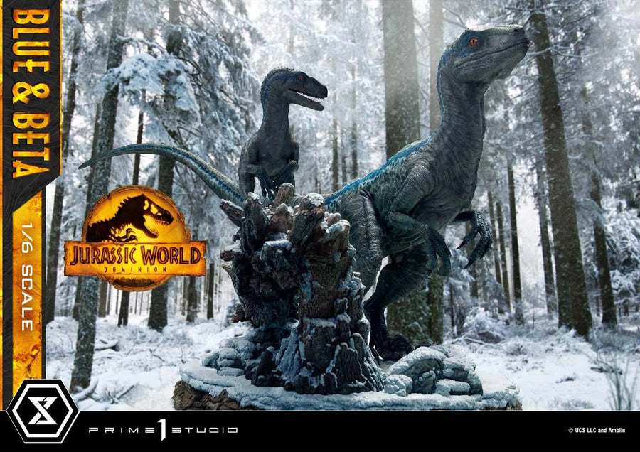 Blue & Beta (Bonus Version) Jurassic World: Dominion (Film) – Prime1Studio – ActionFigure Brasil