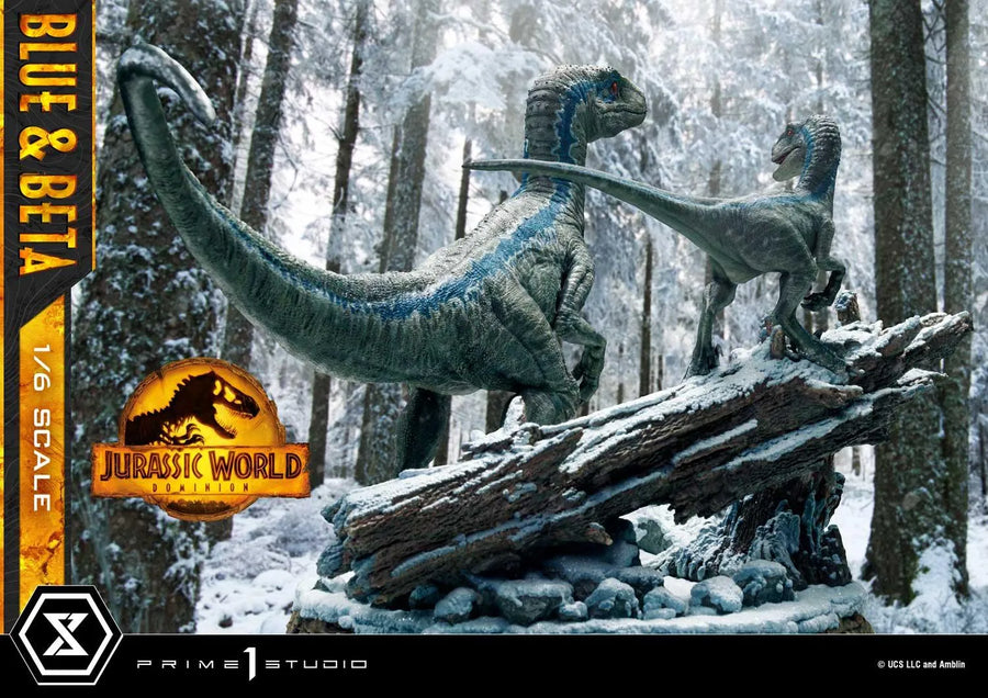 Blue & Beta (Bonus Version) Jurassic World: Dominion (Film) – Prime1Studio – ActionFigure Brasil
