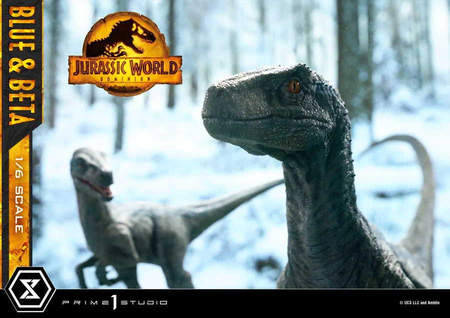 Blue & Beta (Bonus Version) Jurassic World: Dominion (Film) – Prime1Studio – ActionFigure Brasil