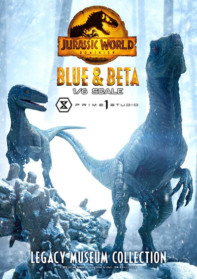 Blue & Beta (Regular Version) Jurassic World: Dominion (Film) – Prime1Studio – ActionFigure Brasil