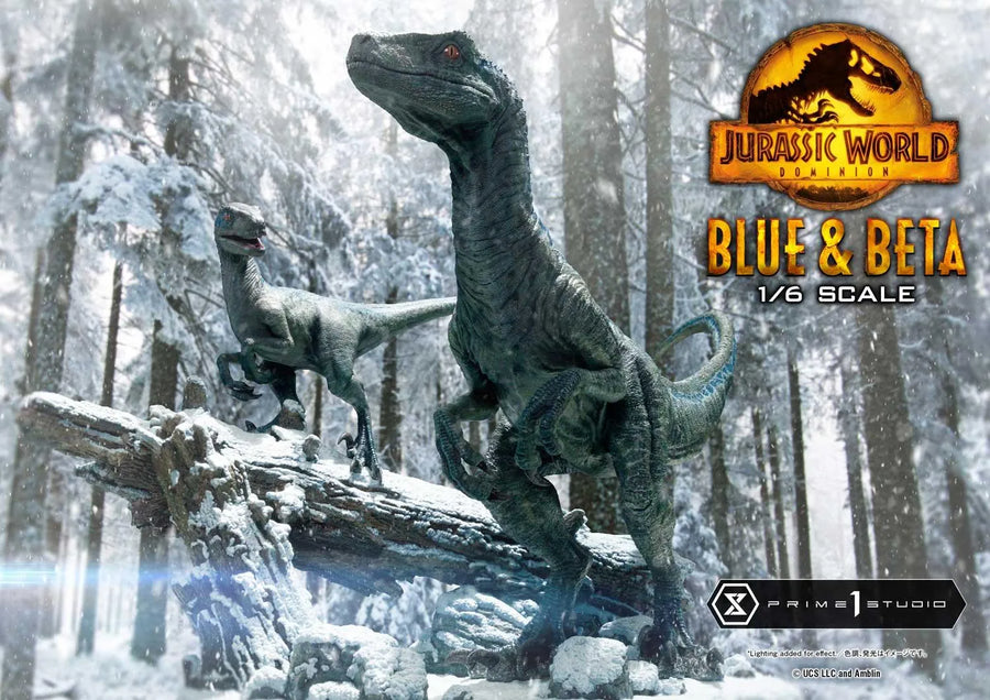 Blue & Beta (Regular Version) Jurassic World: Dominion (Film) – Prime1Studio – ActionFigure Brasil