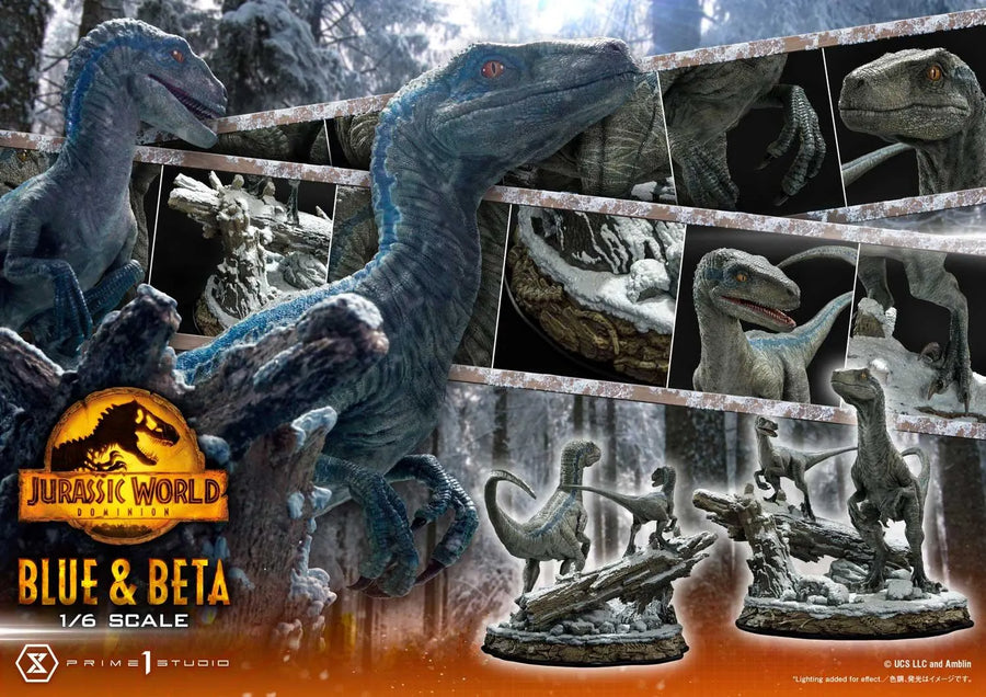 Blue & Beta (Regular Version) Jurassic World: Dominion (Film) – Prime1Studio – ActionFigure Brasil