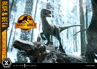 Blue & Beta (Regular Version) Jurassic World: Dominion (Film) – Prime1Studio – ActionFigure Brasil