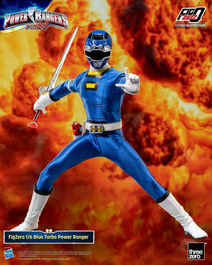 Blue Turbo Power Ranger – Threezero – ActionFigure Brasil