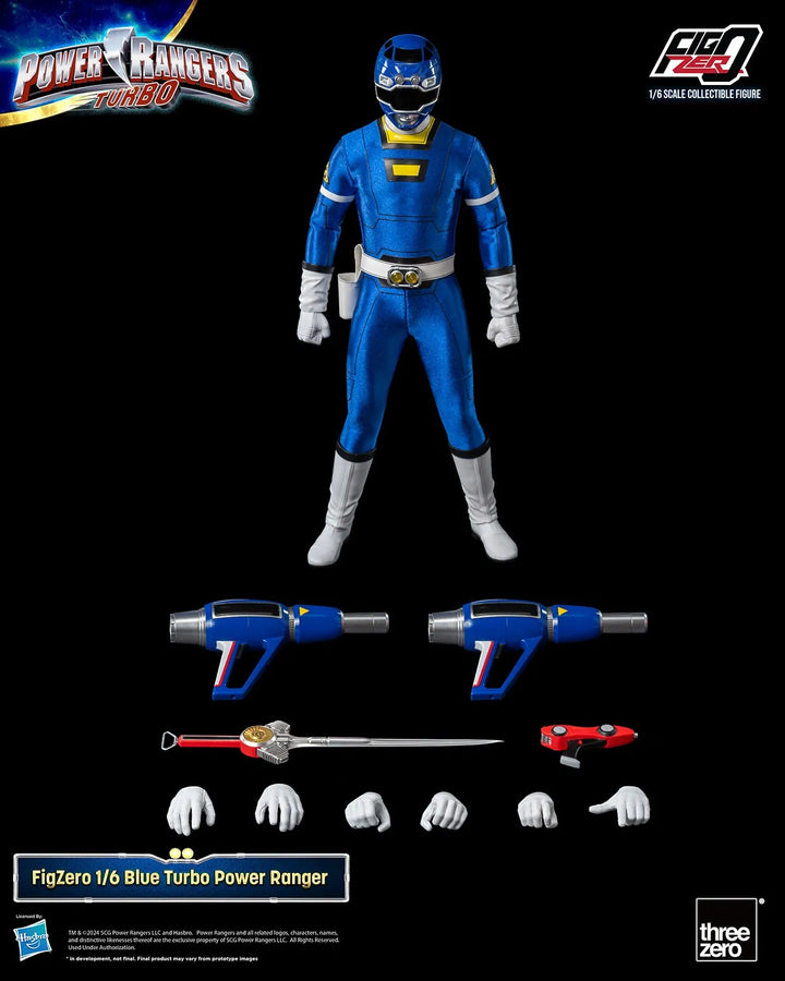 Blue Turbo Power Ranger – Threezero – ActionFigure Brasil