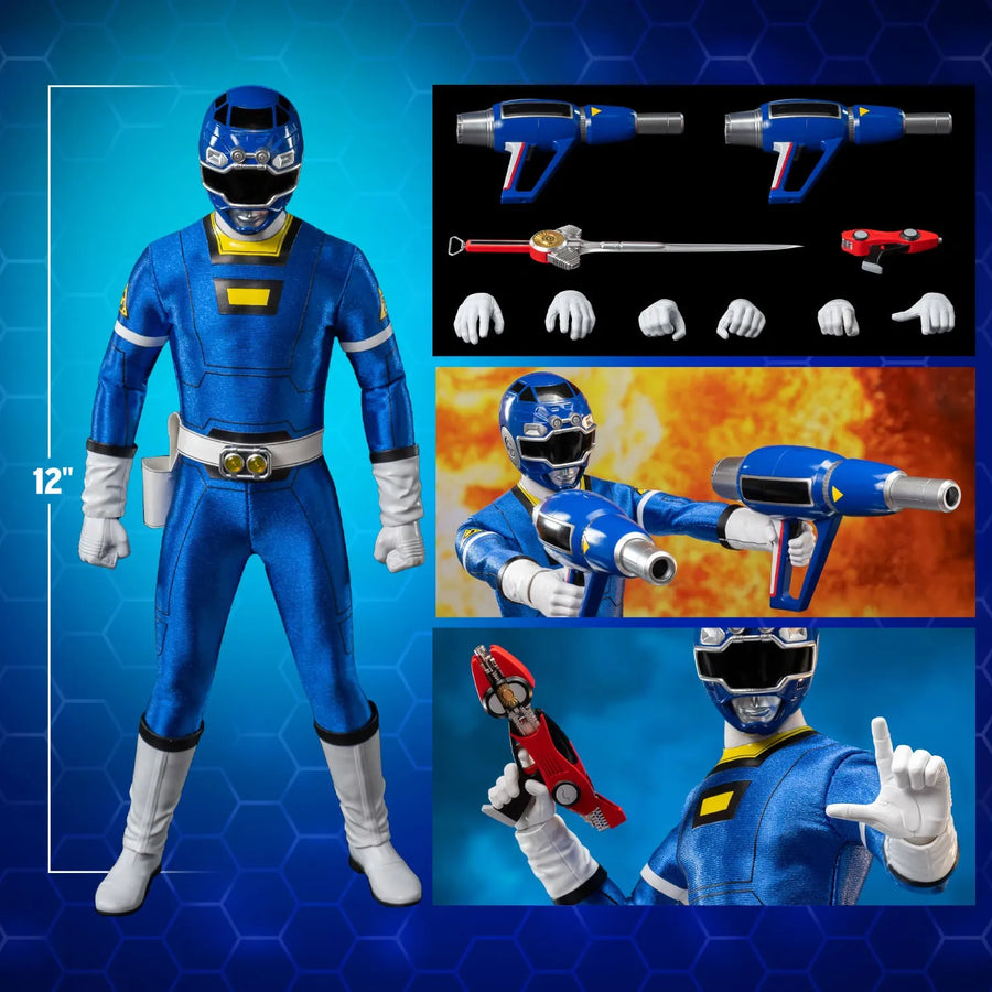 Blue Turbo Power Ranger – Threezero – ActionFigure Brasil