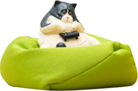 Blue & White Cat – Manas SUM – ActionFigure Brasil