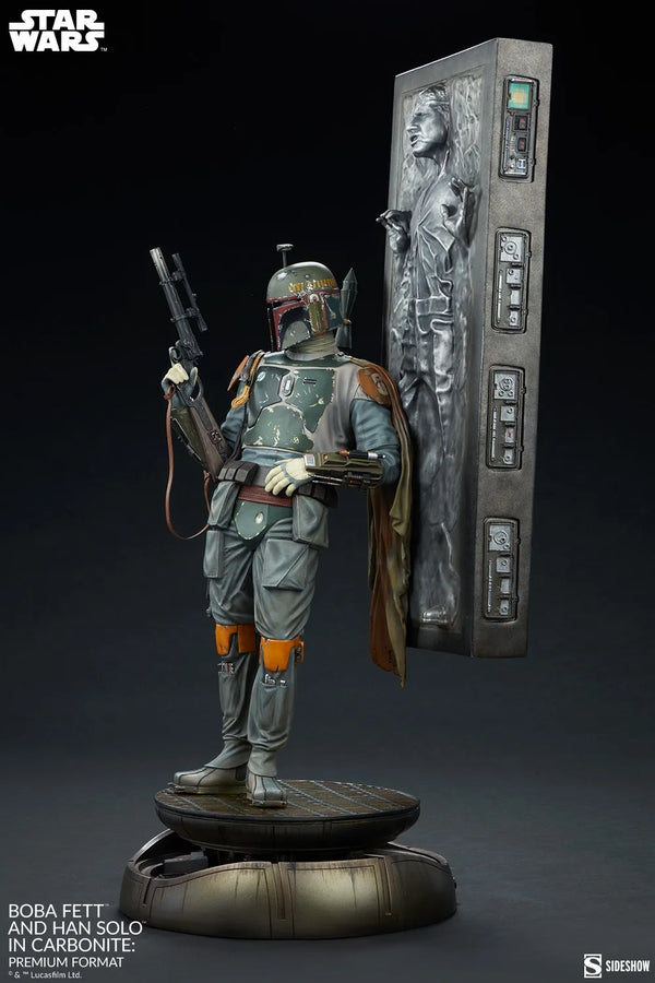 Boba Fett and Han Solo in Carbonite - LIMITED EDITION: 1250 – Sideshow Collectibles – ActionFigure Brasil