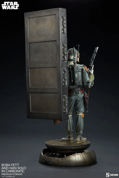Boba Fett and Han Solo in Carbonite - LIMITED EDITION: 1250 – Sideshow Collectibles – ActionFigure Brasil — acessórios