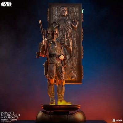 Boba Fett and Han Solo in Carbonite - LIMITED EDITION: 1250 – Sideshow Collectibles – ActionFigure Brasil — acessórios