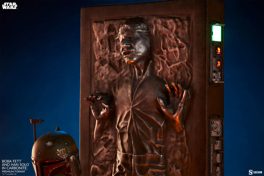 Boba Fett and Han Solo in Carbonite - LIMITED EDITION: 1250 – Sideshow Collectibles – ActionFigure Brasil