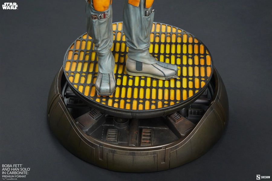 Boba Fett and Han Solo in Carbonite - LIMITED EDITION: 1250 – Sideshow Collectibles – ActionFigure Brasil