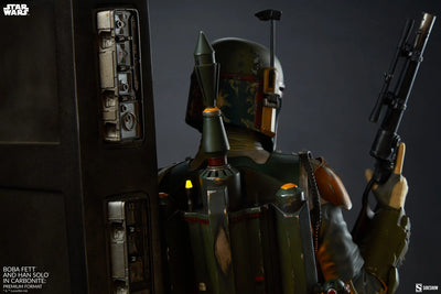 Boba Fett and Han Solo in Carbonite - LIMITED EDITION: 1250 – Sideshow Collectibles – ActionFigure Brasil — close