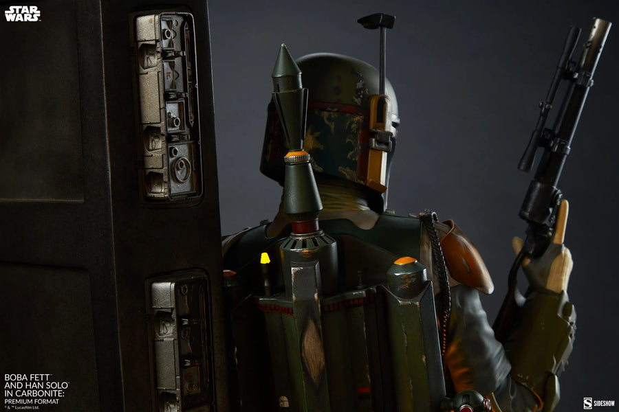 Boba Fett and Han Solo in Carbonite - LIMITED EDITION: 1250 – Sideshow Collectibles – ActionFigure Brasil