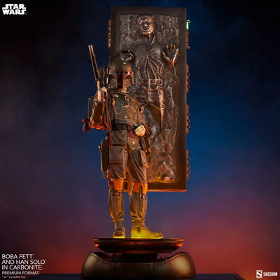 Boba Fett and Han Solo in Carbonite - LIMITED EDITION: 1250 – Sideshow Collectibles – ActionFigure Brasil — acessórios