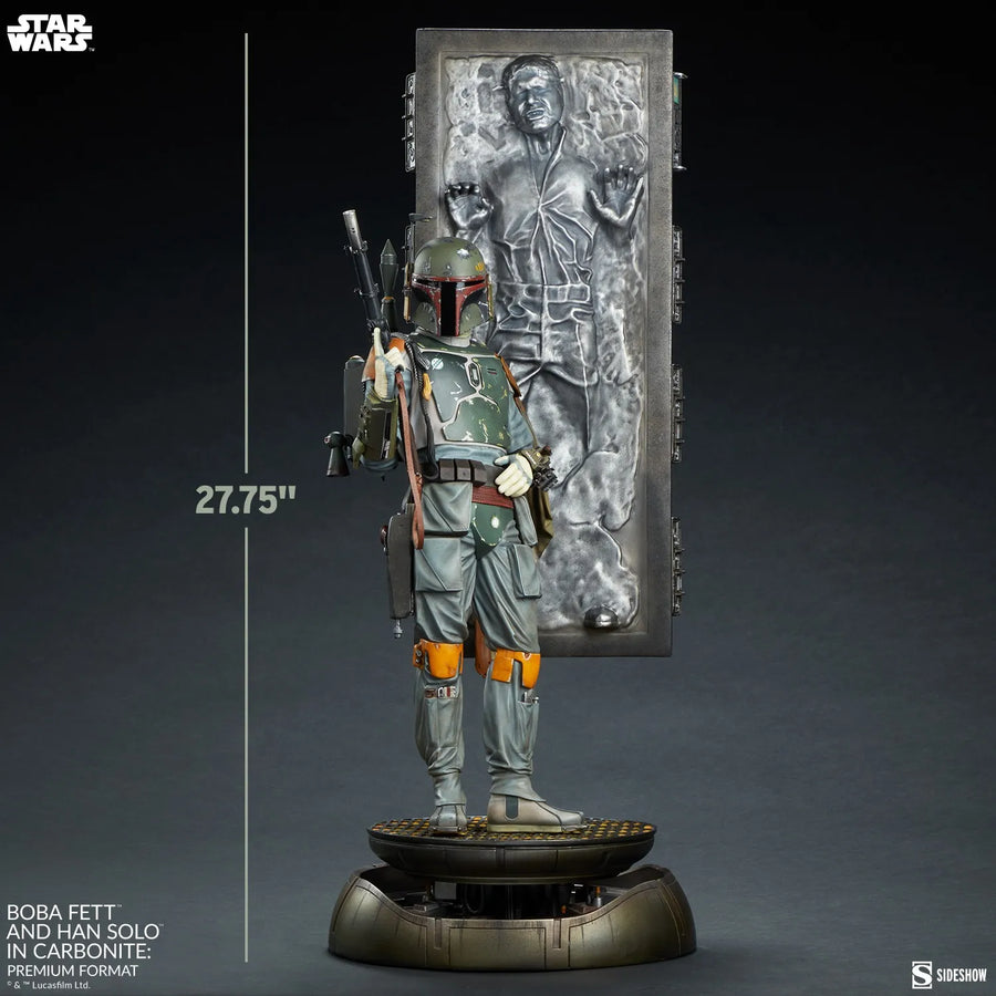 Boba Fett and Han Solo in Carbonite - LIMITED EDITION: 1250 – Sideshow Collectibles – ActionFigure Brasil