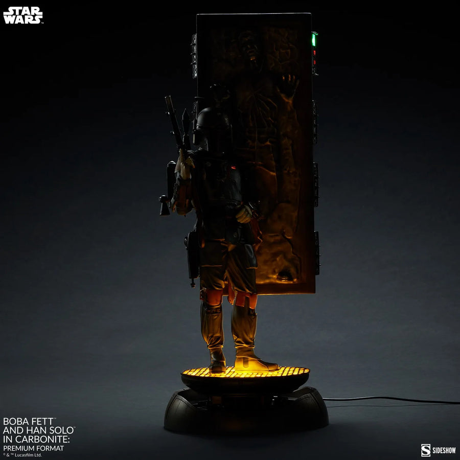 Boba Fett and Han Solo in Carbonite - LIMITED EDITION: 1250 – Sideshow Collectibles – ActionFigure Brasil