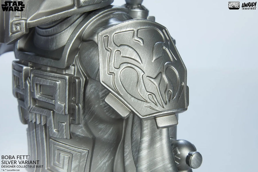 Boba Fett (Silver Variant) - LIMITED EDITION: 2500 (Silver Variant) – Unruly Industries™ – ActionFigure Brasil