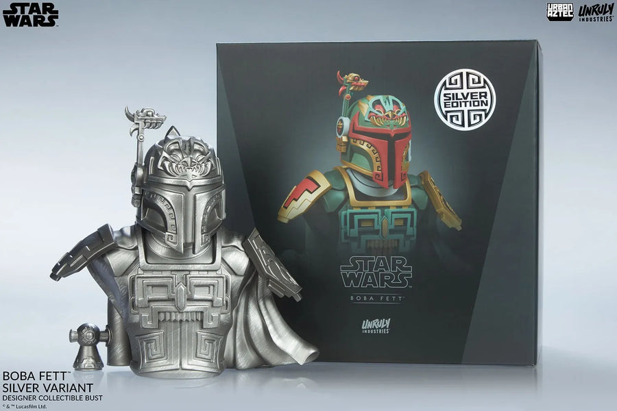 Boba Fett (Silver Variant) - LIMITED EDITION: 2500 (Silver Variant) – Unruly Industries™ – ActionFigure Brasil