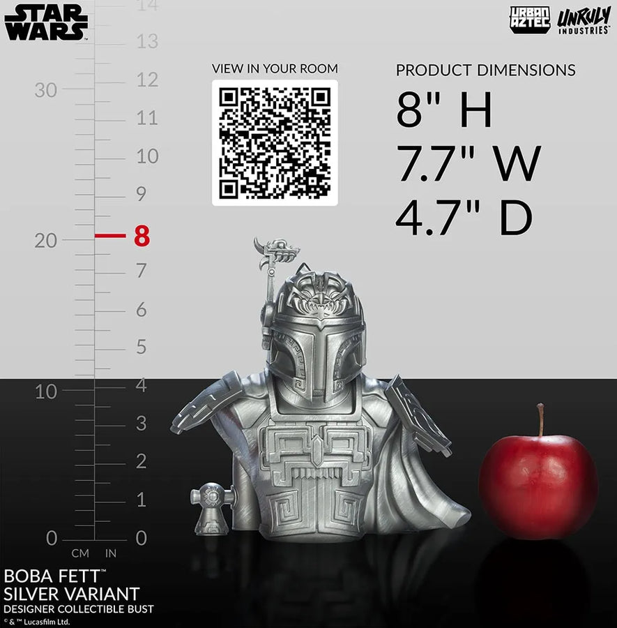 Boba Fett (Silver Variant) - LIMITED EDITION: 2500 (Silver Variant) – Unruly Industries™ – ActionFigure Brasil