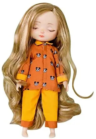 Bobee - Happy at Home - Orange Panda Pajamas - 1/8 (PIPITOM)ㅤ – PIPITOM – ActionFigure Brasil
