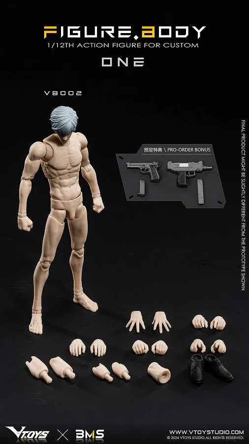 Body - ONE - VB002 - White skin (VTOYS×BMS)ㅤ – VTOYS×BMS – ActionFigureBrasil
