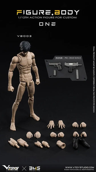 Body - ONE - VB003 - Yellow skin (VTOYS×BMS)ㅤ – VTOYS×BMS – ActionFigureBrasil — detalhe do produto