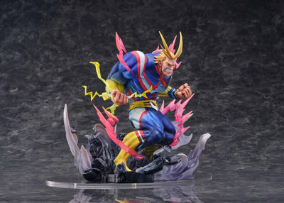 Boku no Hero Academia - All Might - S-Fire - 1/8 (SEGA, Takara Tomy) [Shop Exclusive]ㅤ – Takara Tomy – ActionFigureBrasil — embalagem