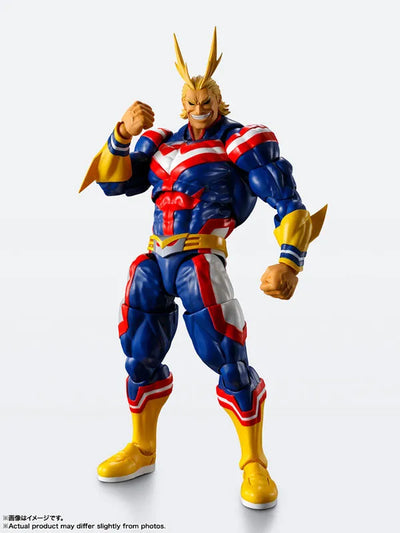Boku no Hero Academia - All Might - S.H.Figuarts (Bandai Spirits)ㅤ – Bandai Spirits – ActionFigureBrasil — com base expositora