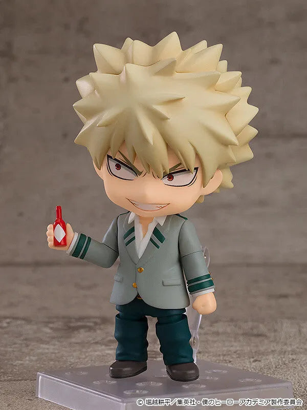 Boku no Hero Academia - Bakugo Katsuki - Nendoroid #2313 - U.A. School Uniform Ver. (Good Smile Company, Takara Tomy)ㅤ – Takara Tomy – ActionFigureBrasil
