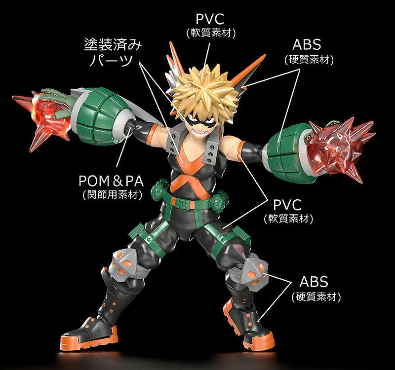 Boku no Hero Academia - Bakugou Katsuki - Moderoid (Good Smile Company)ㅤ – Good Smile Company – ActionFigureBrasil