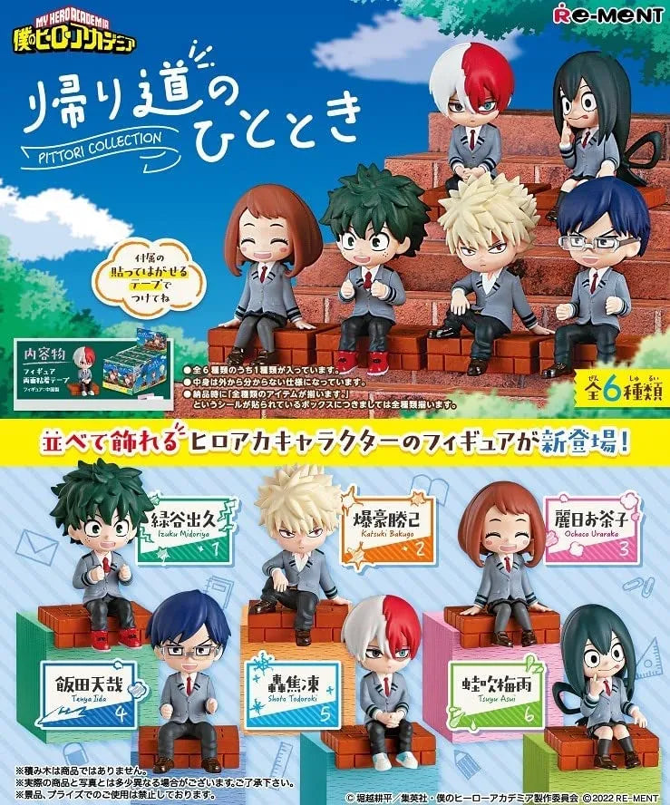 Boku no Hero Academia - Boku no Hero Academia Kaerimichi no Hitotoki (Re-Ment)ㅤ – Re-Ment – ActionFigure Brasil