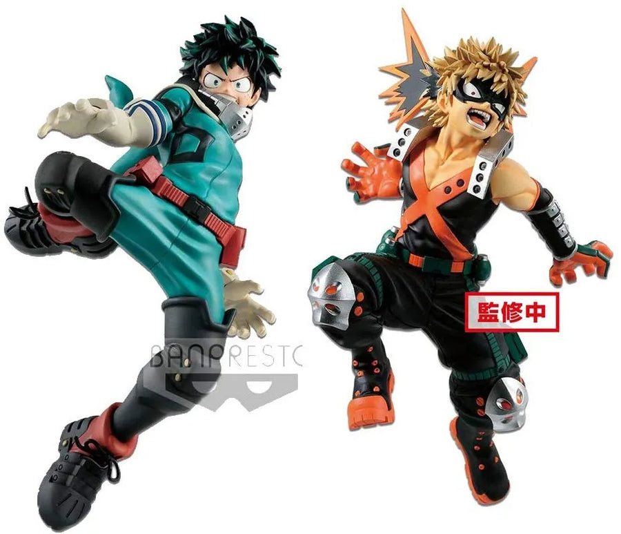 Boku no Hero Academia - Midoriya Izuku - Bakugo Katsuki - King of Artist - Set of 2 Figures (Bandai Spirits)ㅤ – Bandai Spirits – ActionFigureBrasil
