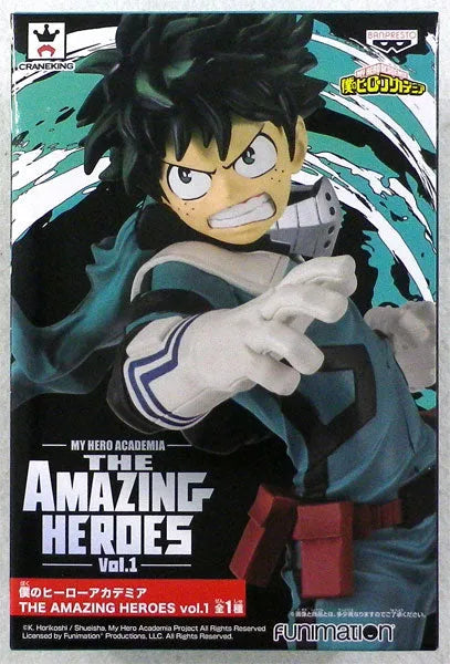 Boku no Hero Academia - Midoriya Izuku - The  Amazing Heroes Vol.1 (Banpresto)ㅤ – Banpresto As Manufacturer – ActionFigure Brasil