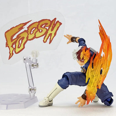 Boku no Hero Academia - Todoroki Shouto - Amazing Yamaguchi - No.026 - Revoltech (Kaiyodo)ㅤ – Takara Tomy – ActionFigureBrasil — ângulo diferente