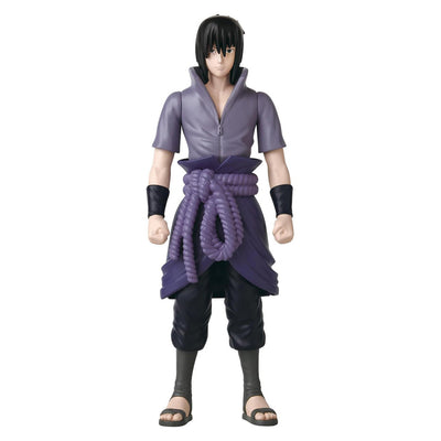 BONECO BANDAI ANIME HEROES MEGA NARUTO SHIPPUDEN - SASUKE UCHIHA (38152)