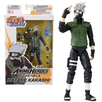 BONECO BANDAI ANIME HEROES NARUTO - HATAKE KAKASHI