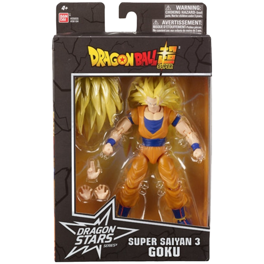 BONECO BANDAI DRAGON STARS DRAGON BALL SUPER - SUPER SAIYAN 3 GOKU