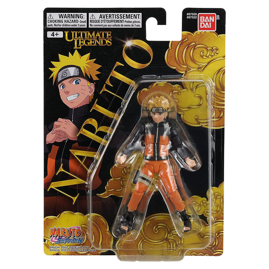 BONECO BANDAI LEGENDS NARUTO SHIPPUDEN - NARUTO UZUMAKI (87532)