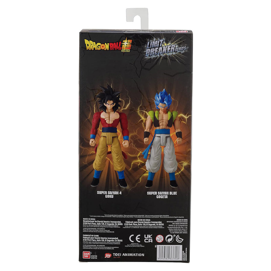 BONECO BANDAI LIMIT BREAKER DRAGON BALL - SUPER SAYAN 4 GOKU (36744)