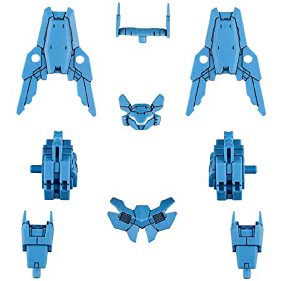 BONECO BANDAI MOBILE SUIT GUNDAM OPTION ARMOR FOR COMMANDER - OP 30 (BLUE GRAY)